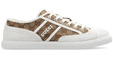 gucci nylon monogram low top sneakers|Gucci monogram shoes fred.